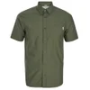 Carhartt Men's Wesley Short Sleeve Shirt - Leaf - Image 1