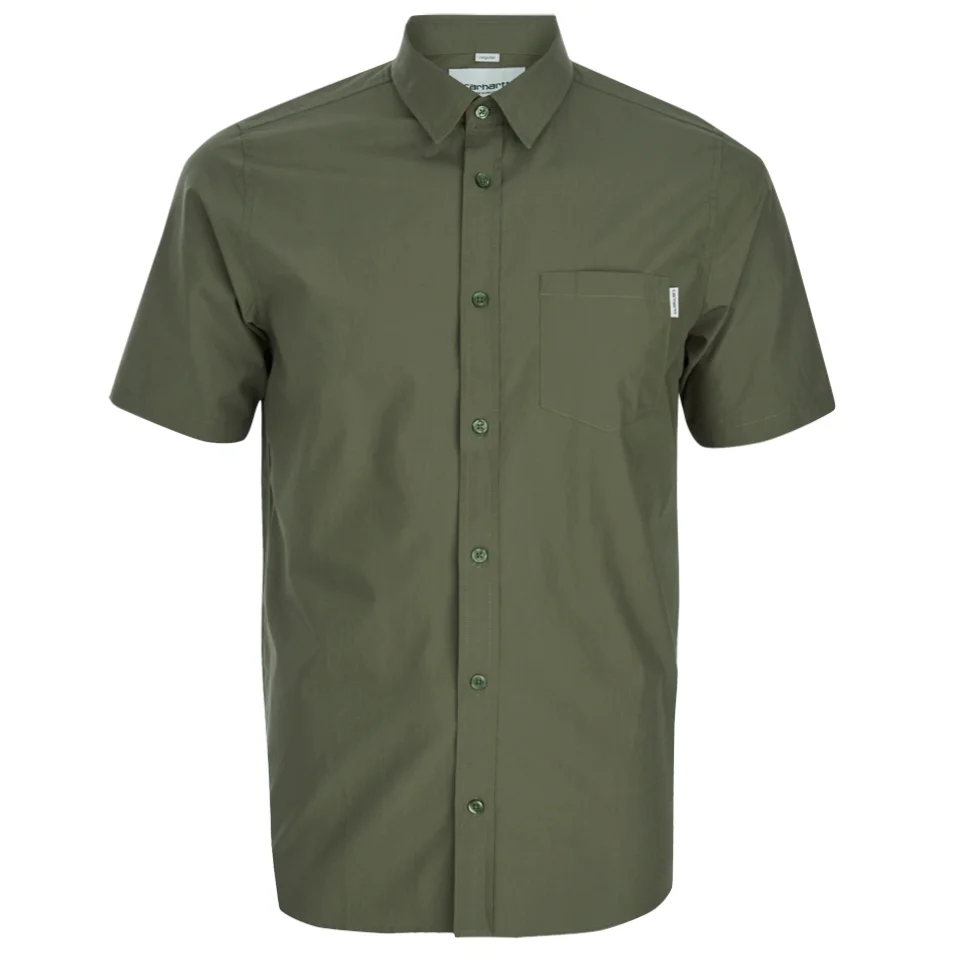 Carhartt Men's Wesley Short Sleeve Shirt - Leaf Image 1