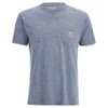 Carhartt Men's Short Sleeve Pocket T-Shirt - Blue Noise Heather - Image 1