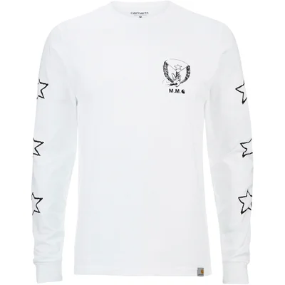 Carhartt X Moodymann Men's Long Sleeve MMC Set U Free T-Shirt - White