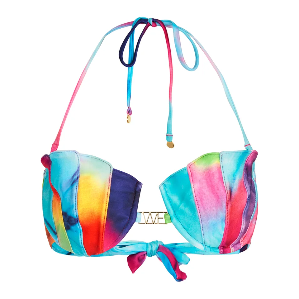 Wildfox Women's Mermaid Dye Bikini Top - Multi Image 1