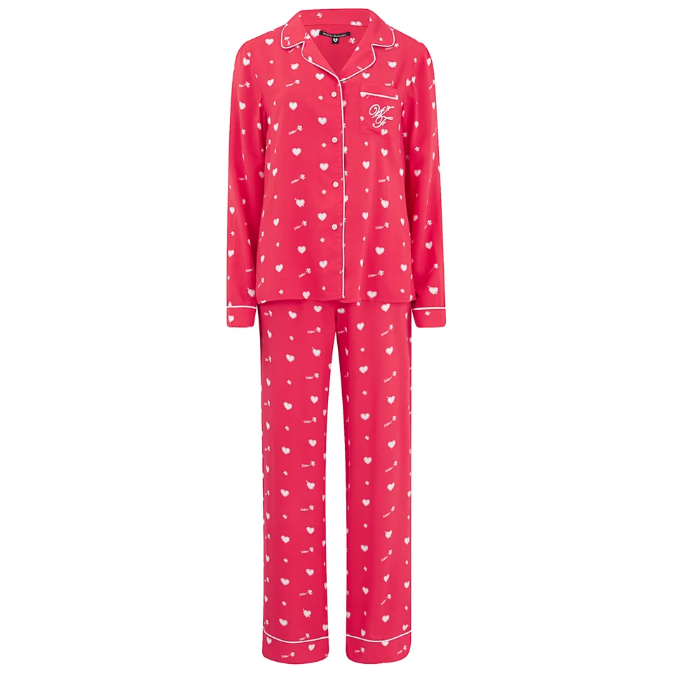 Wildfox Women's Classic Pyjama Set - Cupid Hearts Image 1