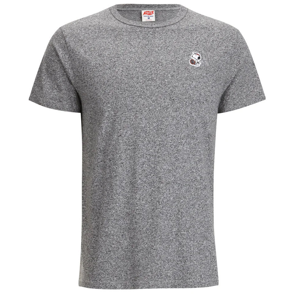 TSPTR Men's Snoopy Tennis T-Shirt - Grey Marl Image 1