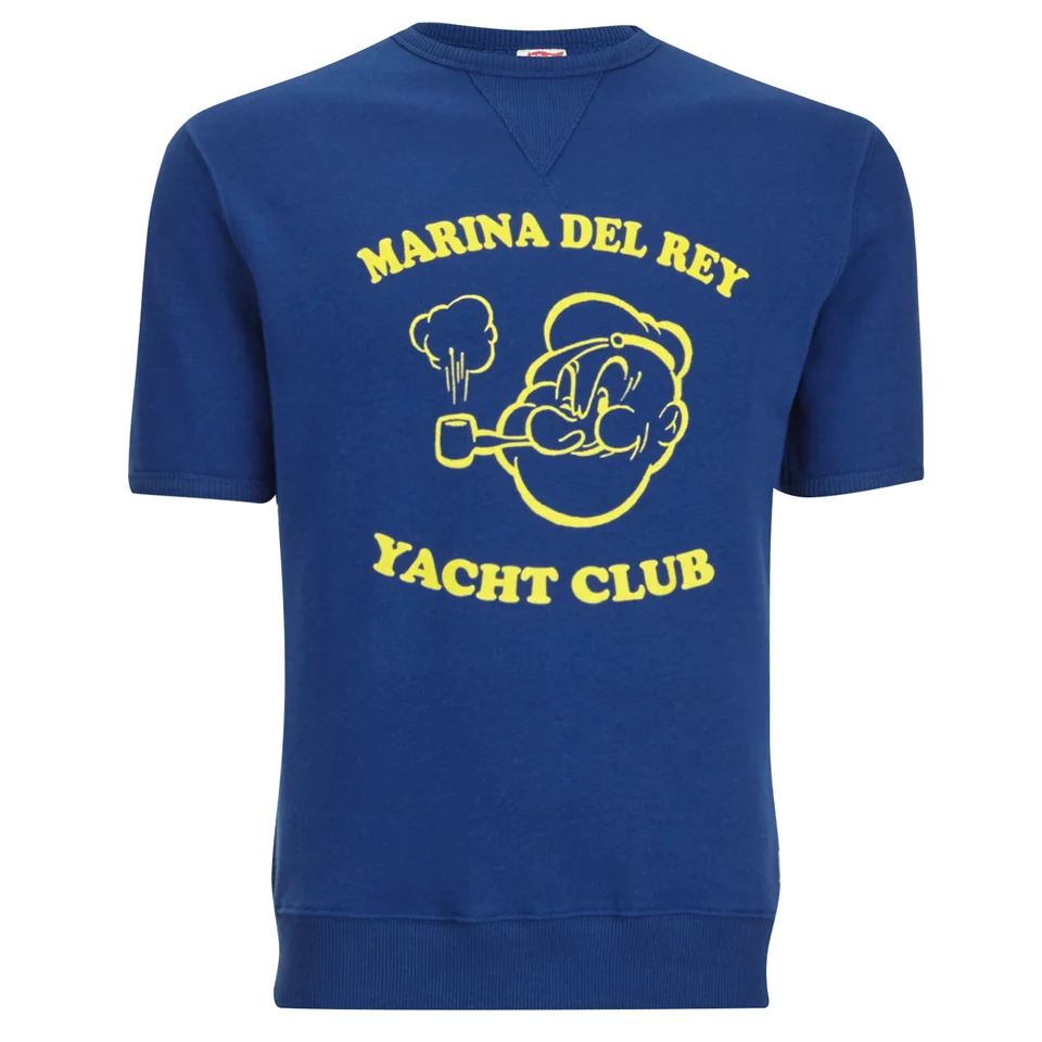 TSPTR Men's Yacht Club Short Sleeve Sweatshirt - Royal Image 1