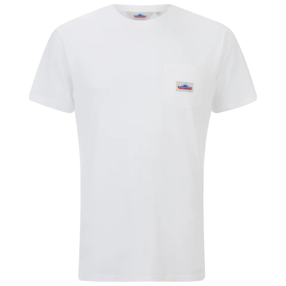 Penfield Men's Label T-Shirt - White Image 1