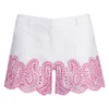 MICHAEL MICHAEL KORS Women's Embroidered Mini Shorts - White - Image 1