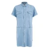 Carhartt Women's Corry Short Sleeved Denim Shirt Dress - Blue Super Bleach - Image 1