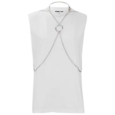 McQ Alexander McQueen Women's Chain Top - Optic White