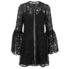 McQ Alexander McQueen Women's A Line Lace Dress - Black - Image 1