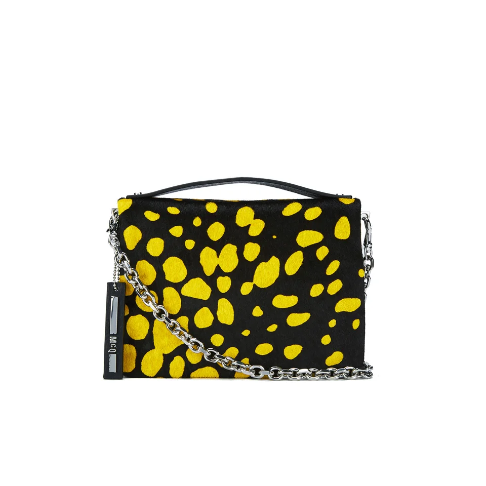 McQ Alexander McQueen Women's Simple Fold Bag - Black/Yellow Image 1
