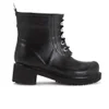 Ilse Jacobsen Women's Lace Up Ankle Rubber Boots - Black - Image 1