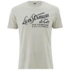 Levi's Men's Wordmark Graphic T-Shirt - Bisque Heather - Image 1