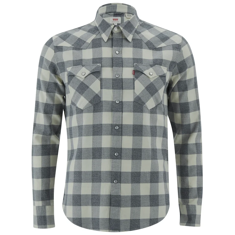Levi's Men's Barstow Western Shirt - Chalky White Image 1