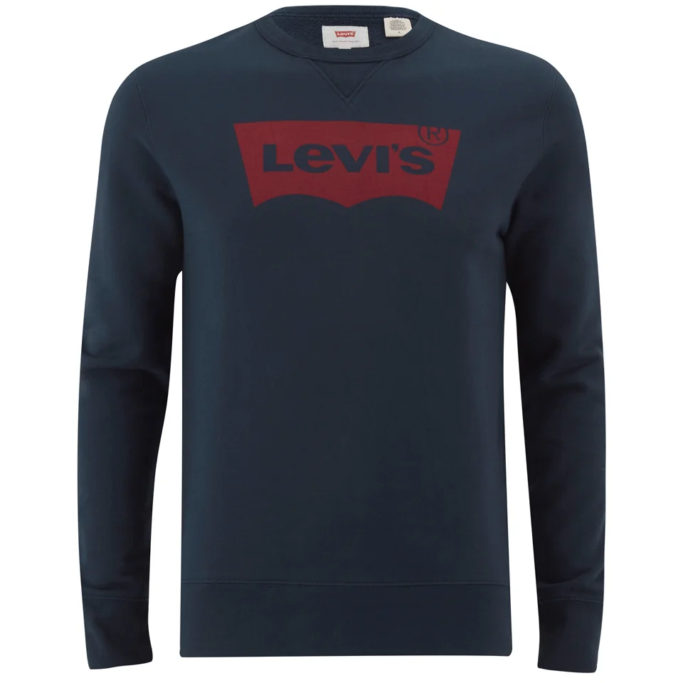 Levi's Men's Graphic Crew Sweatshirt - Dress Blues Image 1