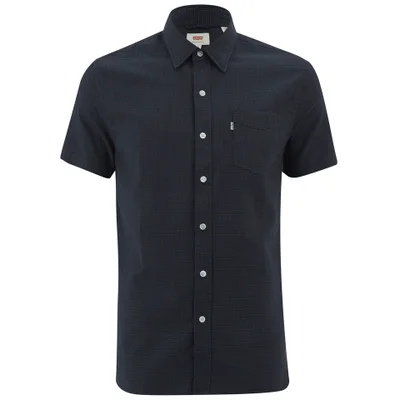 Levi's Men's Sunset Short Sleeve 1 Pocket Shirt - Dark Indigo