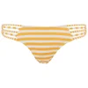 Paolita Women's Voyage Endeavour Bikini Bottoms - Yellow/White - Image 1