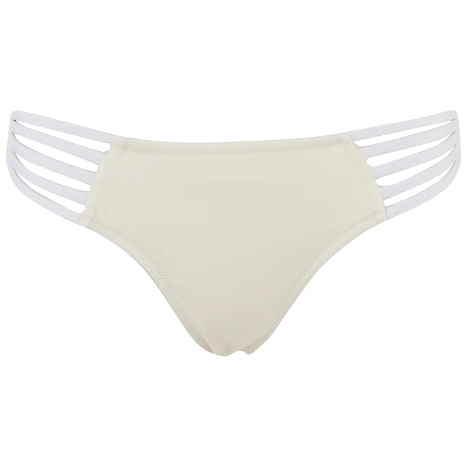 Paolita Women's Solid Golden Hind Bikini Bottoms - Cream Image 1