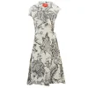 Vivienne Westwood Red Label Women's Cross Tie Wrap Summertime Print Dress - Beige - Image 1