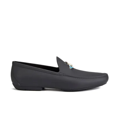 Vivienne Westwood MAN Men's Orb Moccasin Shoes - Graphite Black