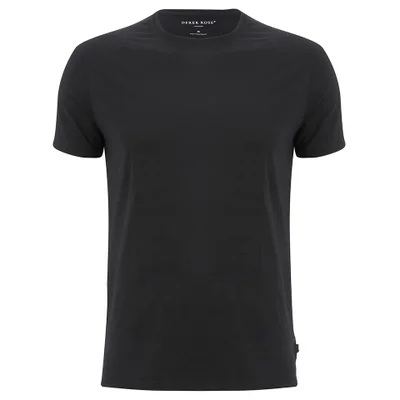 Derek Rose Basel 1 Men's Crew Neck T-Shirt - Black