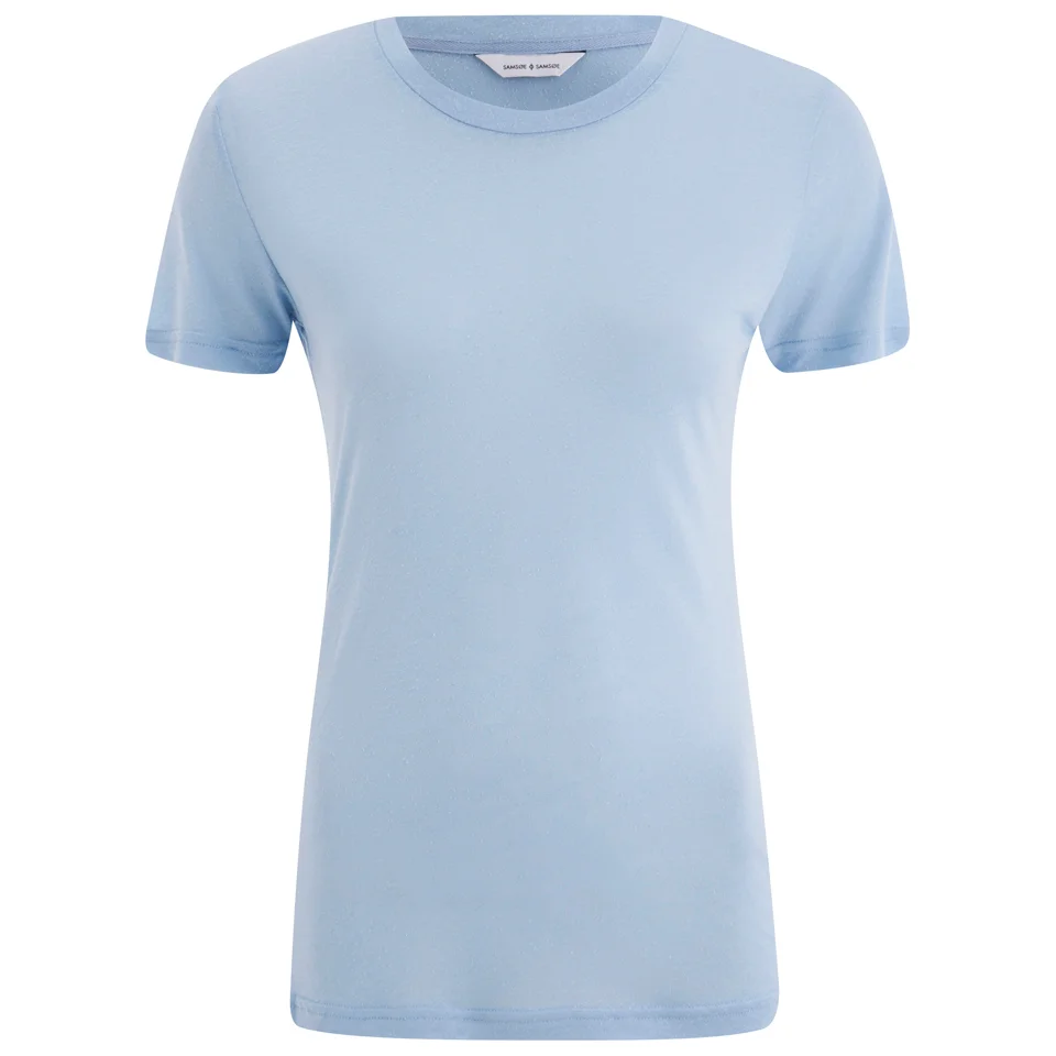 Samsoe & Samsoe Women's Lida T-Shirt - Cashmere Blue Image 1