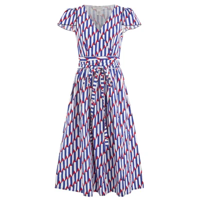 Marc Jacobs Women's Printed Dress - Blue/Red