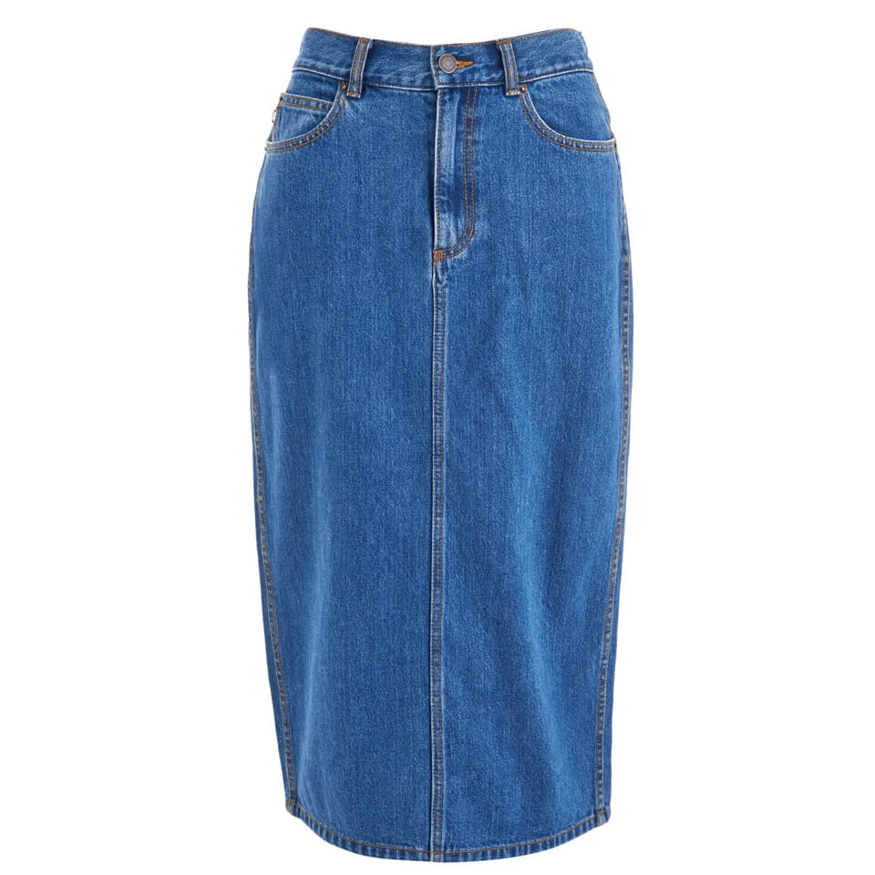 Marc by Marc Jacobs Women's Denim Skirt - Bright Blue Image 1