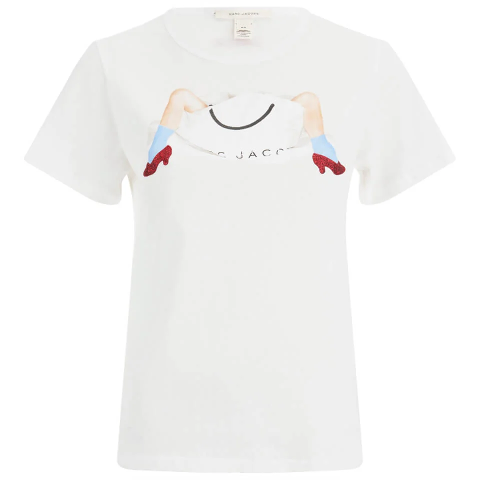 Marc Jacobs Women's Victoria Legs T-Shirt - White Image 1