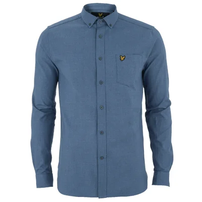 Lyle & Scott Men's Mouline Oxford Shirt - Navy