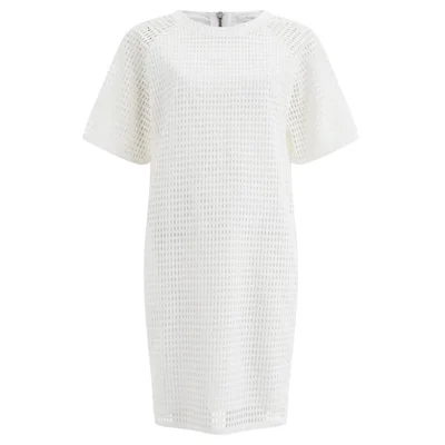 Paul by Paul Smith Women's Perforated Shift Dress - White