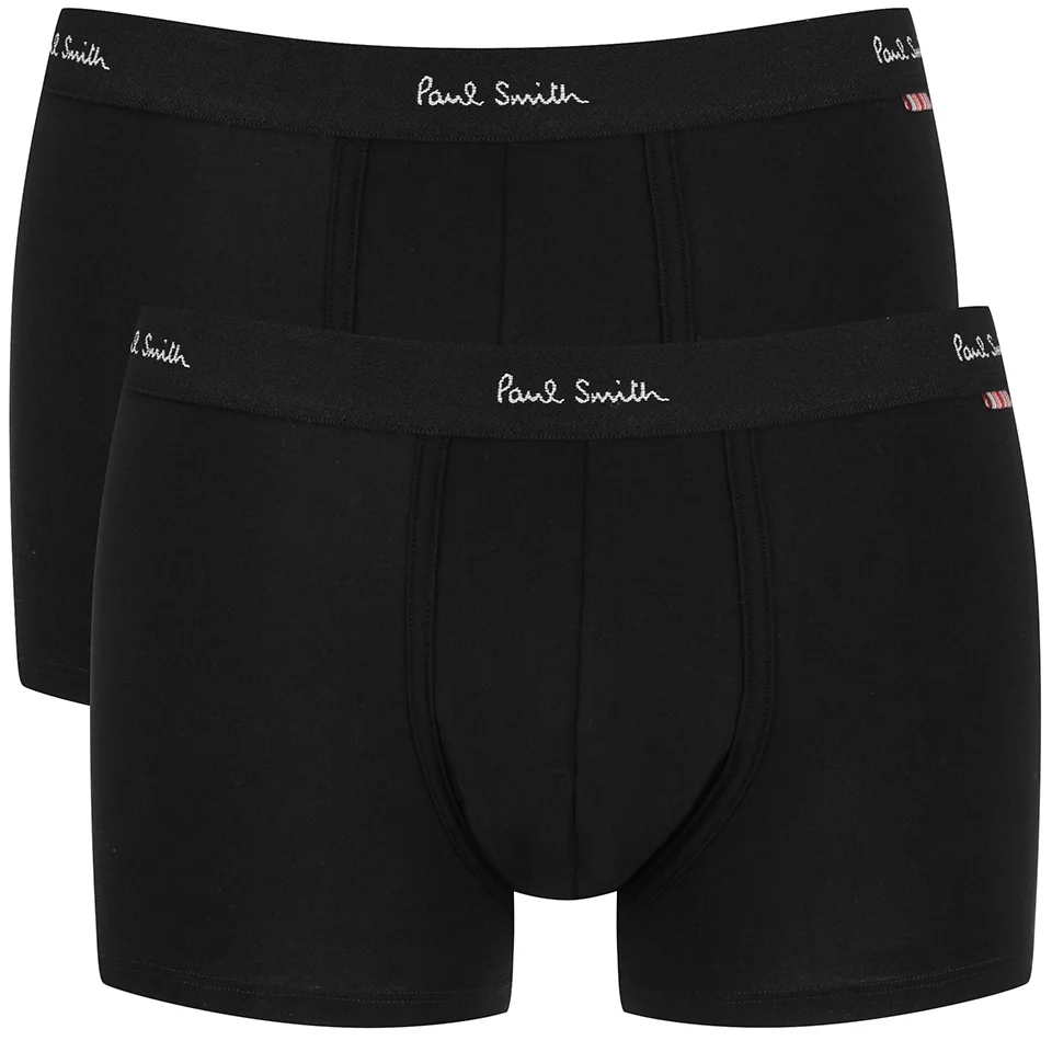 Paul Smith Men's 2 Pack Boxer Shorts - Black Image 1