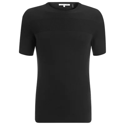 Helmut Lang Men's Cotton Silk Cashmere T-Shirt - Black