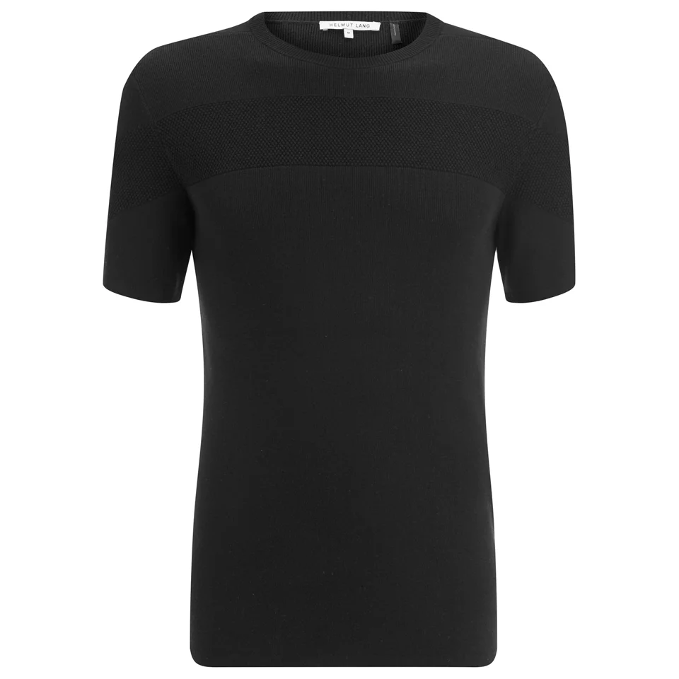 Helmut Lang Men's Cotton Silk Cashmere T-Shirt - Black Image 1