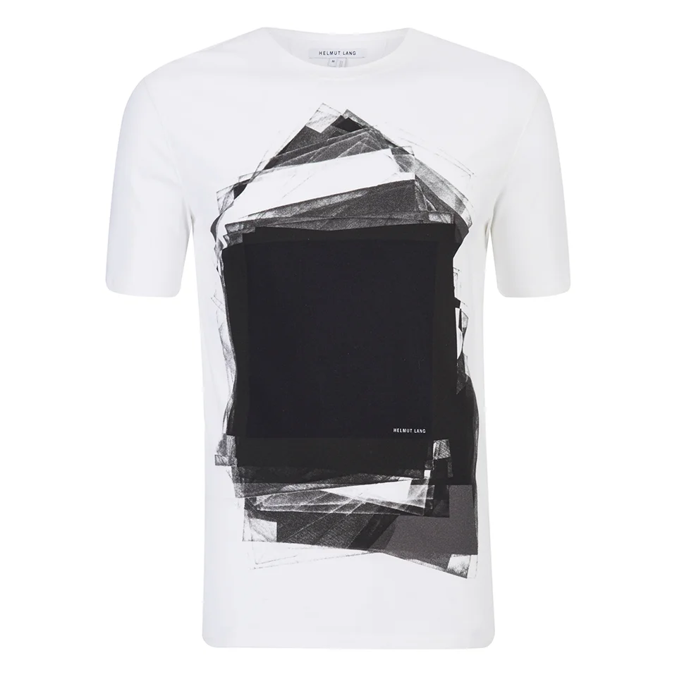 Helmut Lang Men's Transparency Print T-Shirt - White Image 1