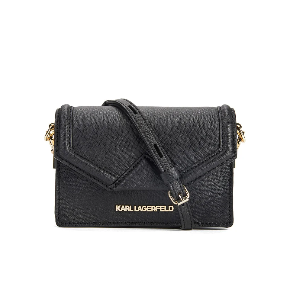 Karl Lagerfeld Women's K/Klassik Super Mini Crossbody Bag - Black Image 1