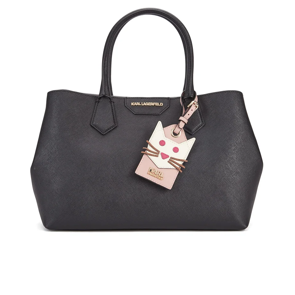 Karl Lagerfeld Women's Small K/Shopper Saffiano Bag - Black Image 1