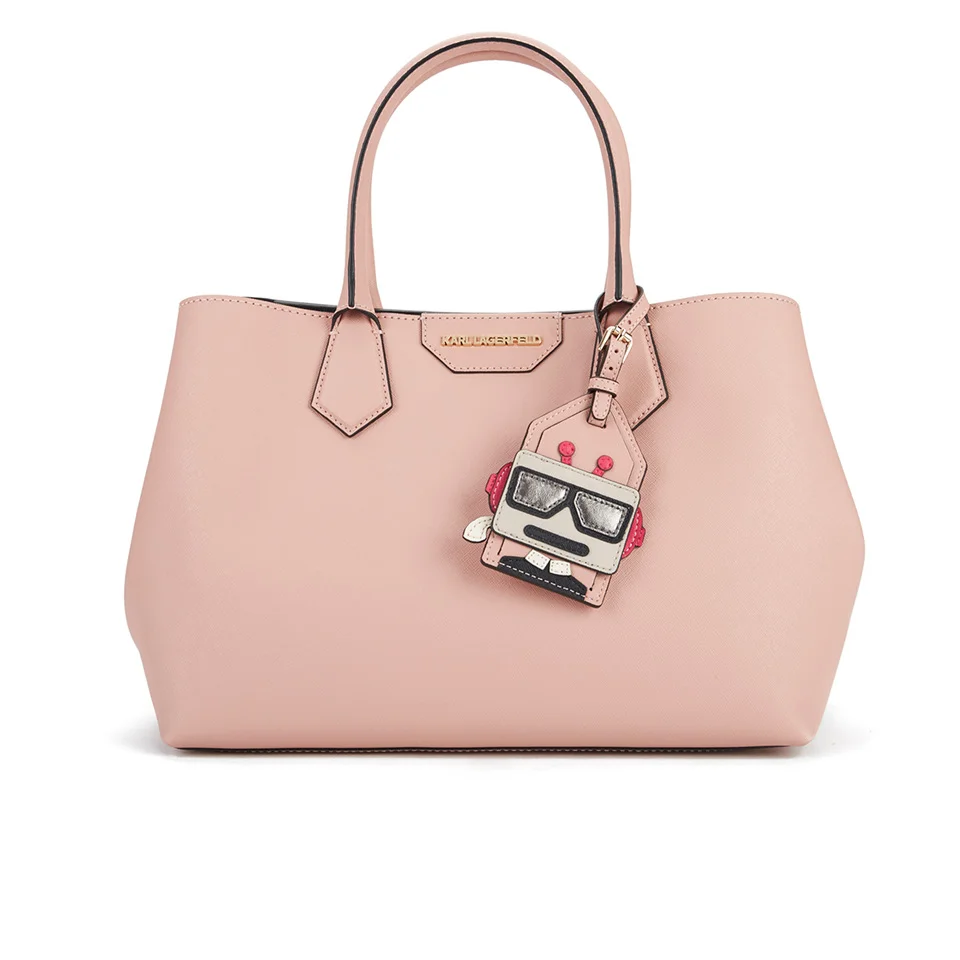 Karl Lagerfeld Women's Small K/Shopper Saffiano Bag- Misty Rose Image 1
