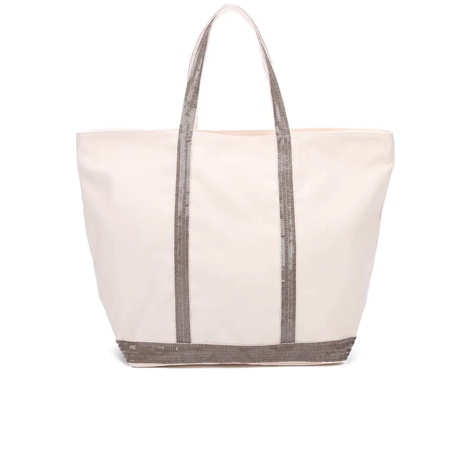 Vanessa Bruno Athe Women's Cabas Medium Zip Tote Bag - Cream Image 1