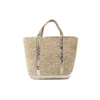 Vanessa Bruno Athe Women's Cabas Small Tote Bag - Natural Straw - Image 1