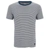 Edwin Men's Engineered Fine Rib Striped T-Shirt - Navy/ White - Image 1