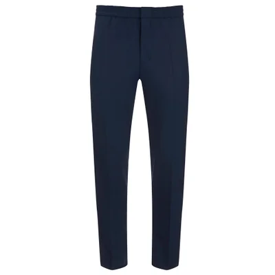 MSGM Men's Slim Fit Casual Trousers - Navy
