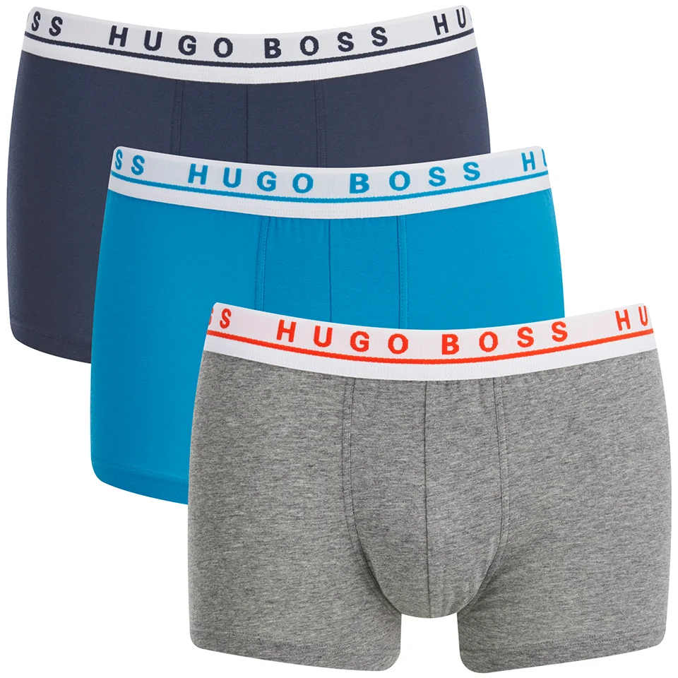 BOSS Hugo Boss Men's 3 Pack Boxer Shorts - Multi Image 1