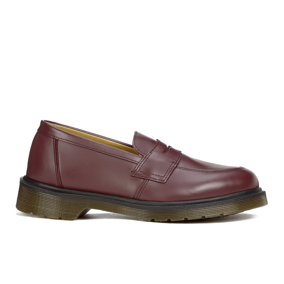 Dr. Martens Women's Addy Loafers - Cherry Red Smooth Image 1