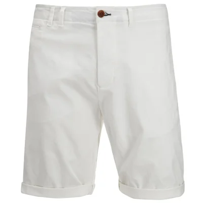 Scotch & Soda Men's Twill Chino Shorts - White