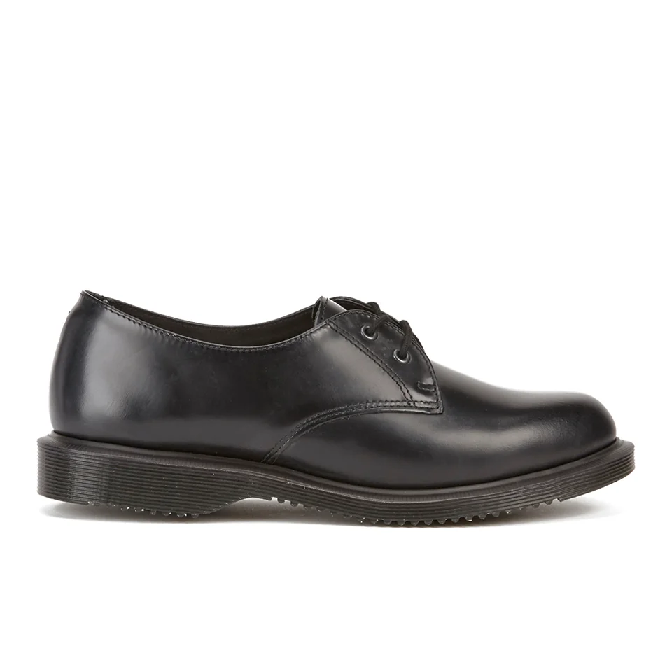 Dr. Martens Women's Kensington Brook Polished Smooth Leather 2-Eye Flat Shoes - Black Image 1