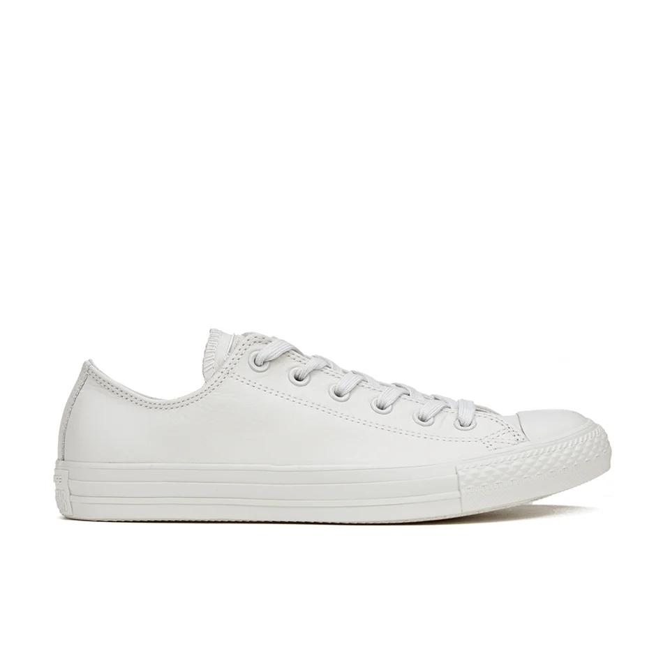 Converse Men's Chuck Taylor All Star Mono Craft Leather Ox Trainers - Mouse Image 1