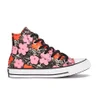 Converse Andy Warhol Chuck Taylor All Star Hi-Top Trainers - Poppy Red/Fuchsia Purple/White - Image 1