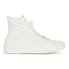 Converse Women's Chuck Taylor All Star Leather Shroud Hi-Top Trainers - Egret - Image 1