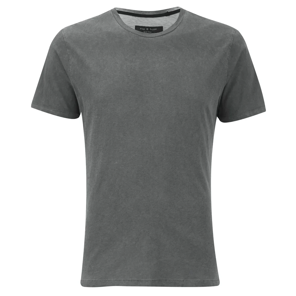 rag & bone Men's Cyrus T-Shirt - Quarry/Black Image 1