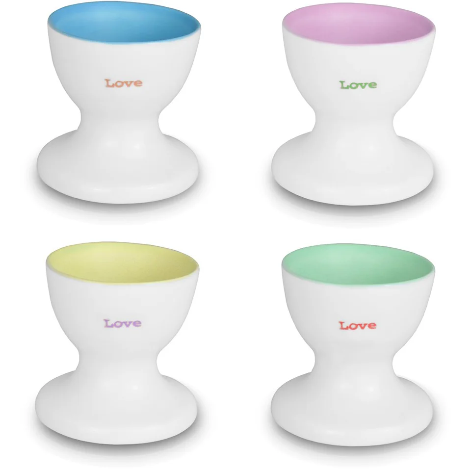Keith Brymer Jones Vintage Egg Cups - Set of 4 - White Image 1